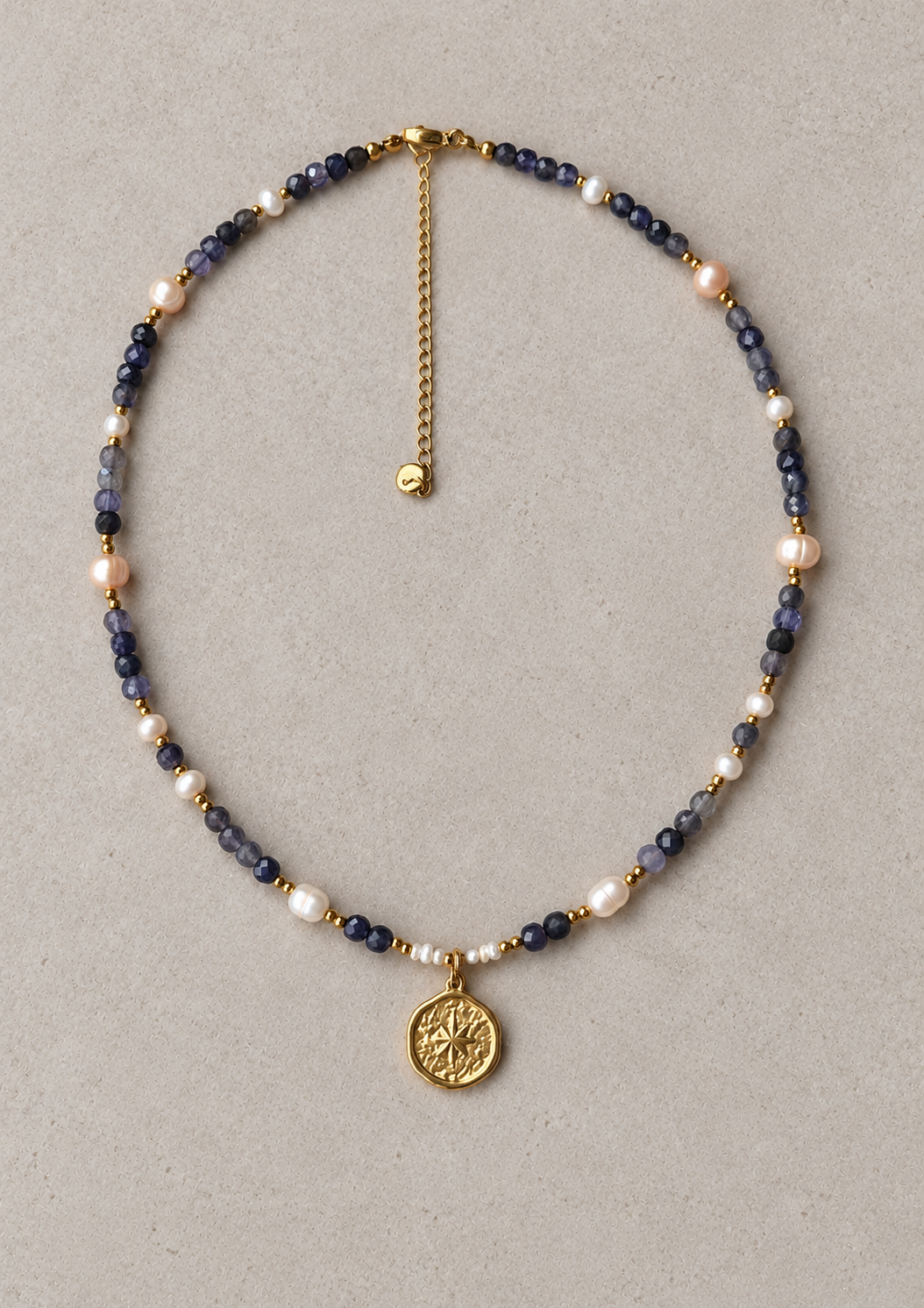 Iolite & Perły